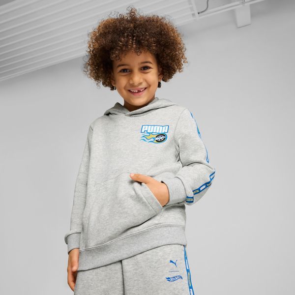 PUMA Puma x HOT WHEELS™ Hoodie Kids, Gray, Size 2-3Y, Clothing