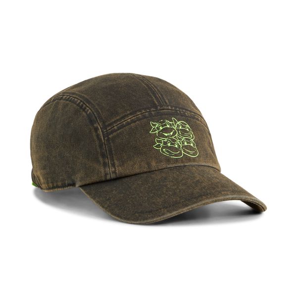 PUMA Puma x TMNT 5 Panel Cap, Black, Accessories