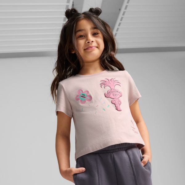 PUMA Puma x TROLLS Graphic Short Tee Kids, Pink, Size 2-3Y, Clothing