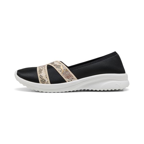 PUMA Women's Puma Adelina 2 Snake Chic Sneakers, Black, Size 37, Shoes