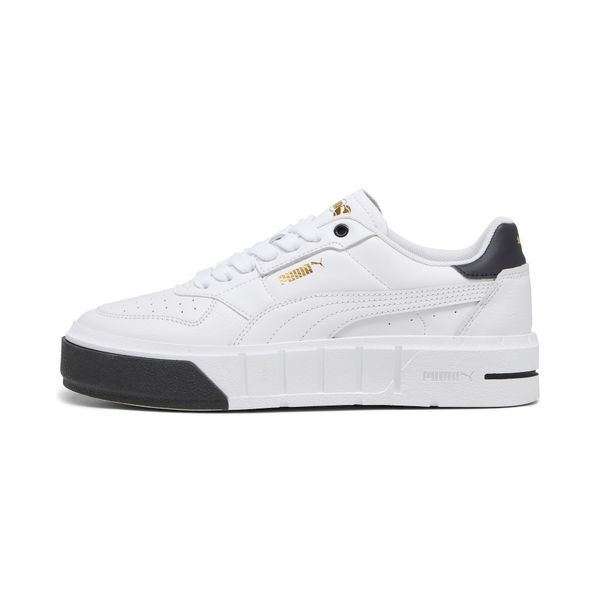 PUMA Women's Puma Cali Court Leather's Sneakers, White, Size 37, Shoes