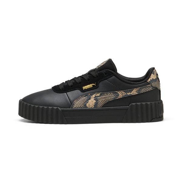 PUMA Women's Puma Carina 3.0 Snake Chic, Black, Size 37, Shoes