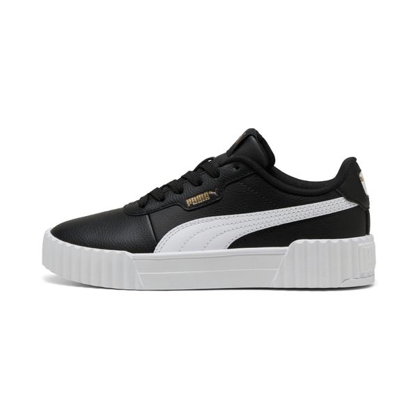 PUMA Women's Puma Carina 3.0 Sneakers Youth, Black, Size 35.5, Shoes