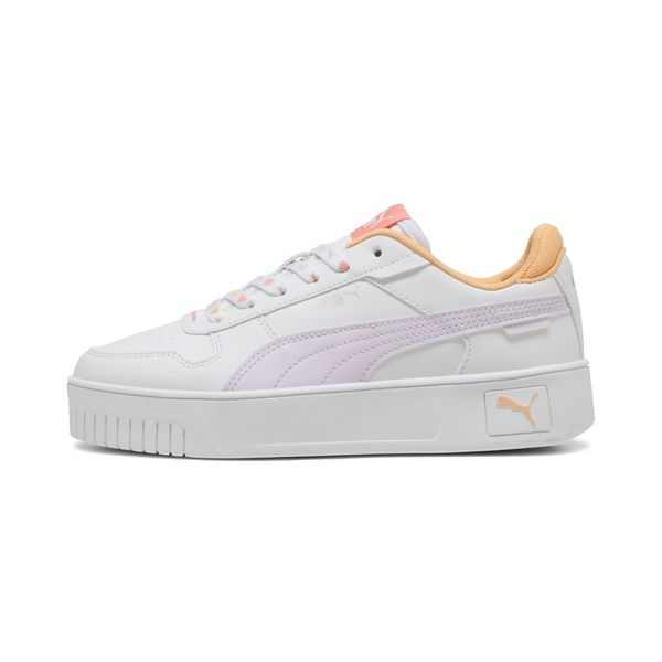 PUMA Women's Puma Carina Street Lacey Sneakers Youth, White, Size 37.5, Shoes
