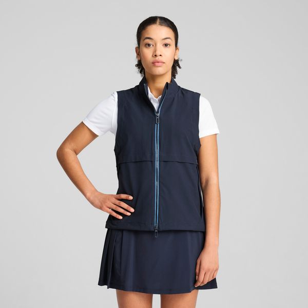 PUMA Women's Puma CLOUDSPUN Ripguard Vest, Blue, Size XS, Clothing