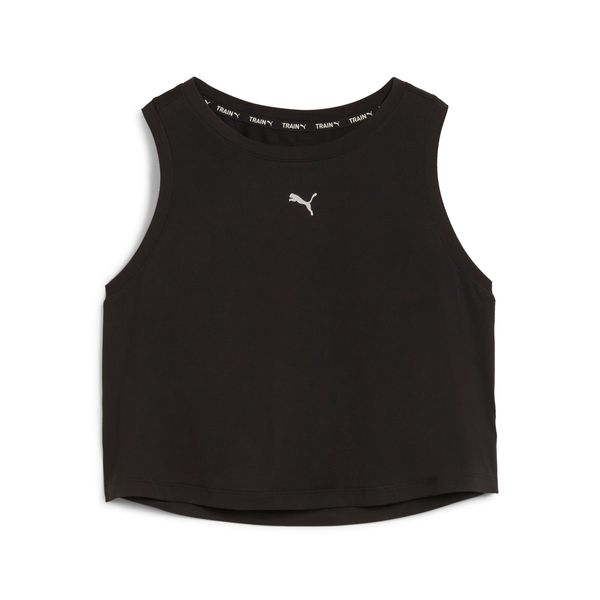 PUMA Women's Puma CLOUDSPUN Tank, Black, Size M, Clothing
