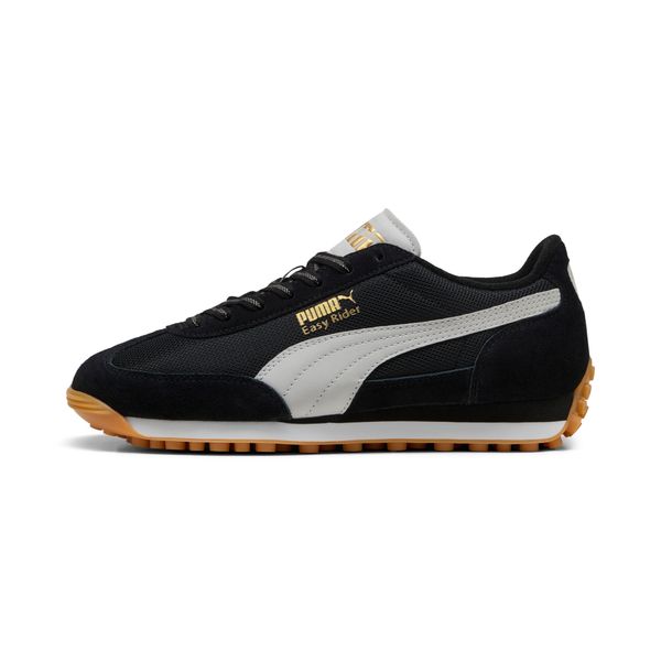 PUMA Women's Puma Easy Rider Footie Sneakers, Black, Size 44.5, Shoes