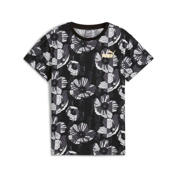 PUMA Women's Puma ESS+ CLASS ACT Tee Youth, Black, Size 11-12Y, Shop
