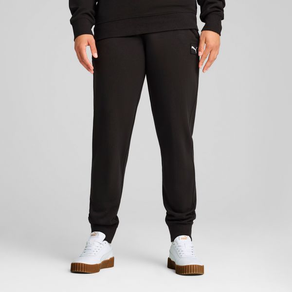 PUMA Women's Puma ESS ELEVATED Sweatpants, Black, Size S, Clothing