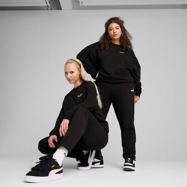 PUMA Women's Puma ESS Small No. 1 Logo Sweatpants, Black, Size S, Clothing
