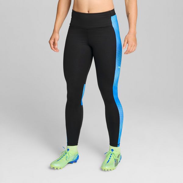PUMA Women's Puma individual BLAZE Tights, Black, Size XS, Clothing