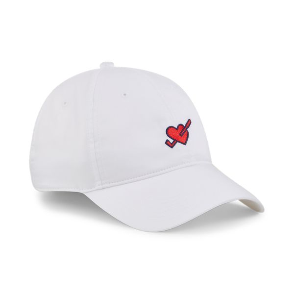 PUMA Women's Puma Love Golf Dad Cap, White, Size Adult, Accessories
