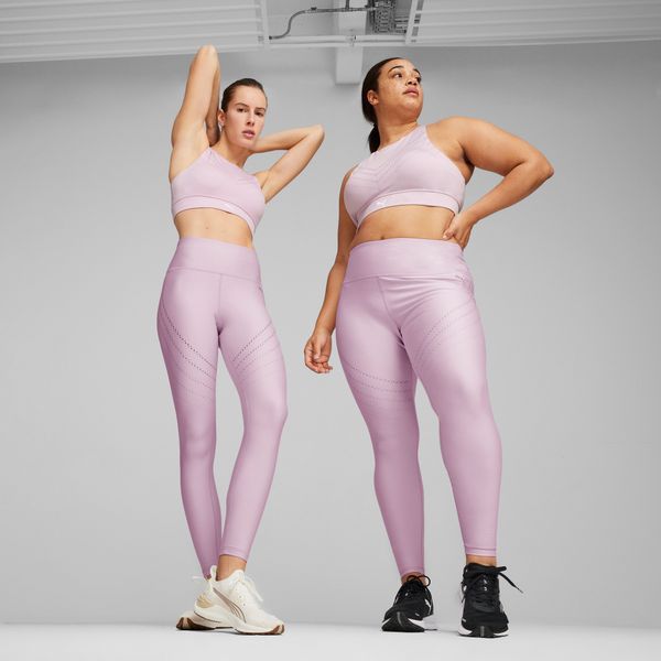 PUMA Women's Puma RUN ULTRAFORM's Running Tights, Purple, Size L, Women