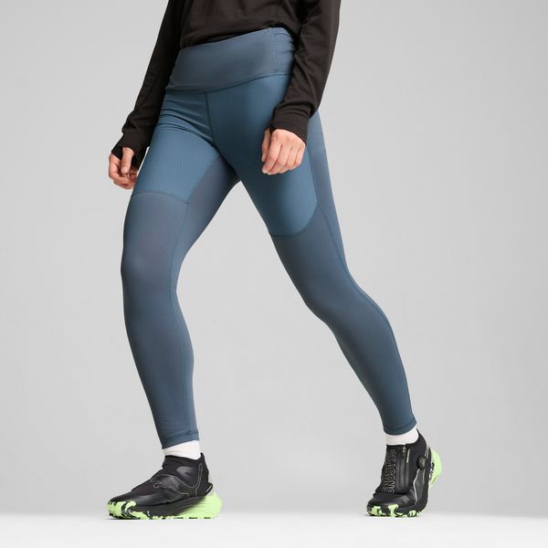 PUMA Women's Puma SEASONS Microfleece Tights, Gray, Size S, Clothing