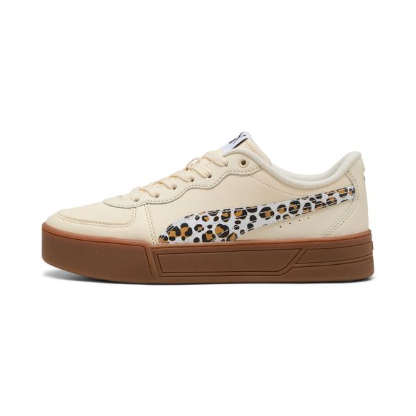 PUMA Women's Puma Skye Leo Sneakers, Beige, Size 37, Shoes