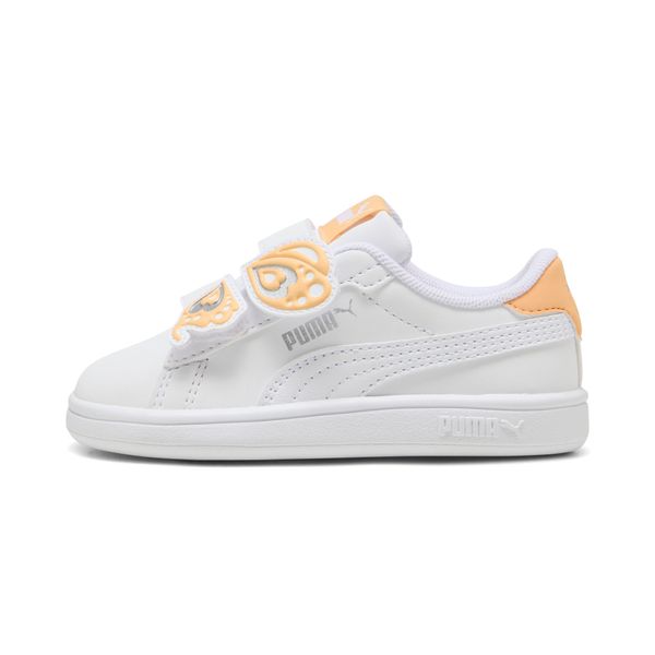 PUMA Women's Puma Smash 3.0 Butterfly Toddlers' Sneakers, White, Size 27, Shoes