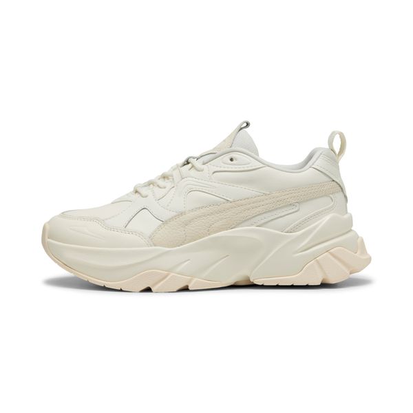 PUMA Women's Puma Sophyr Leather Sneakers, White, Size 39, Shoes