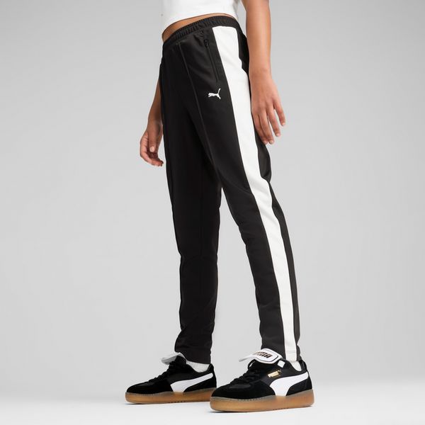 PUMA Women's Puma T7 ALWAYS ON Slim Track Pants Youth, Black, Size 9-10Y, Clothing