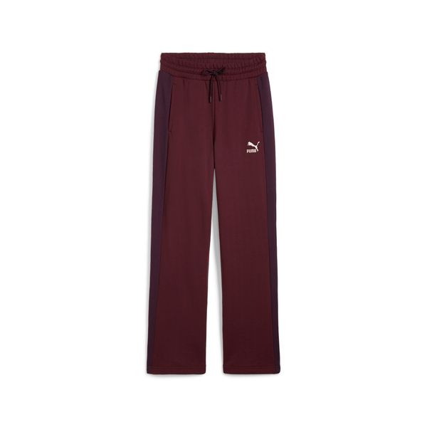 PUMA Women's Puma T7 High Waist Track Pants, Purple, Size XS, Lifestyle