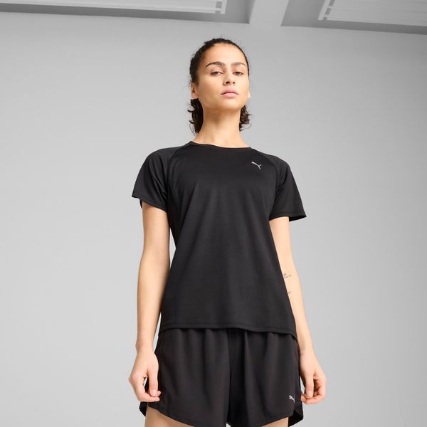 PUMA Women's Puma VELOCITY Running T-Shirt, Black, Size M, Clothing