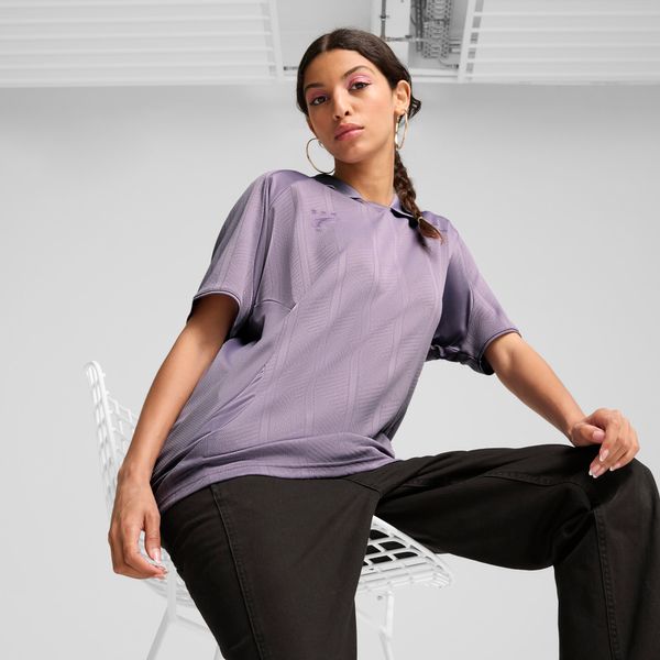 PUMA Women's Puma YONA Jersey, Purple, Size XS, Clothing