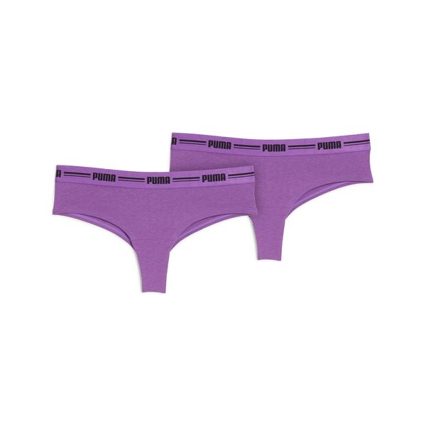 PUMA Women's Puma's Brazilian 2 Pack, Purple, Size 4, Clothing