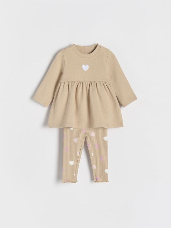 Reserved Reserved - BABIES` DRESS & TROUSERS - bež