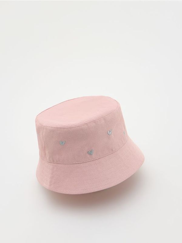 Reserved Reserved - BABIES` HAT - pastelnoružičasto