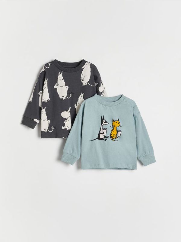 Reserved Reserved - BABIES` T-SHIRT - plavozeleno