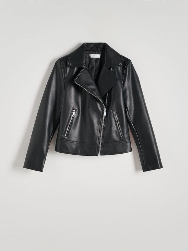 Reserved Reserved - Biker jakna - crno