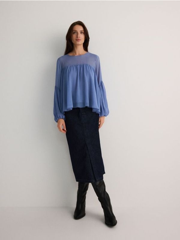Reserved Reserved - Bluza puf-rukava - boja zumbula