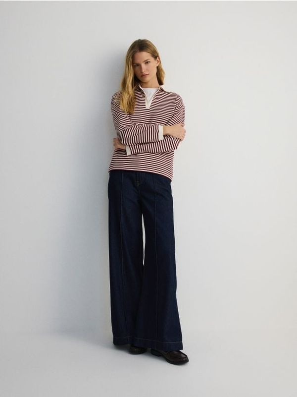 Reserved Reserved - Bluza u stilu polo-majice - šaren