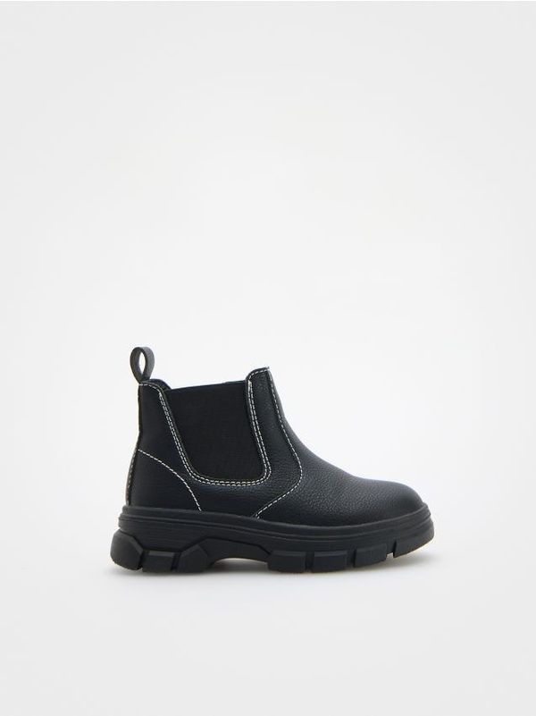 Reserved Reserved - BOYS` ANKLE BOOTS - crno