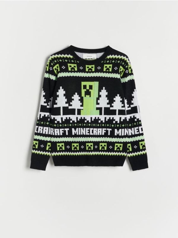 Reserved Reserved - BOYS` SWEATER - crno