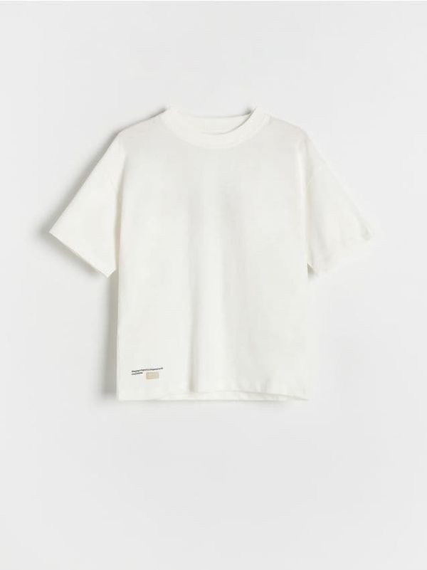 Reserved Reserved - BOYS` T-SHIRT - krem