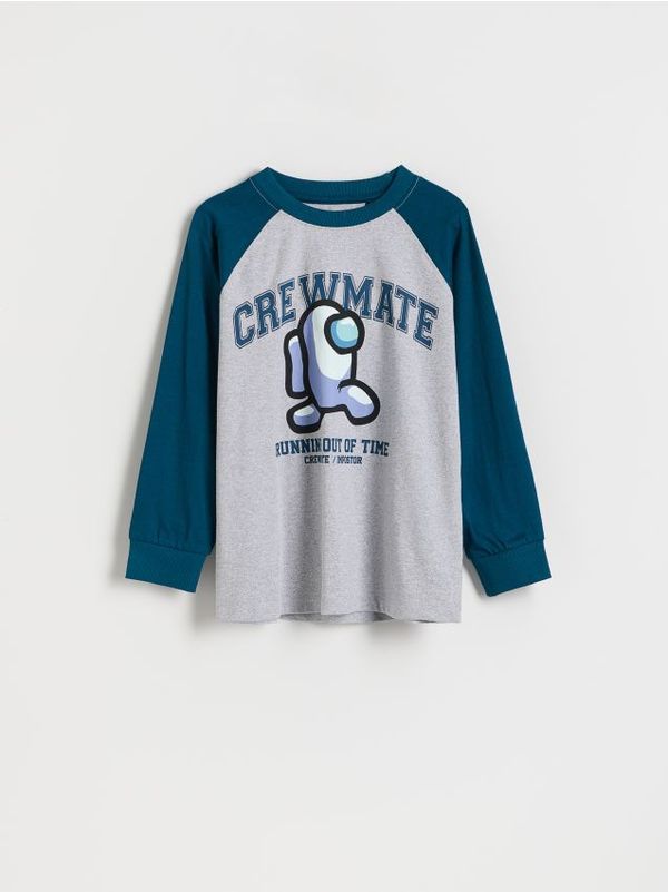 Reserved Reserved - BOYS` T-SHIRT - light grey