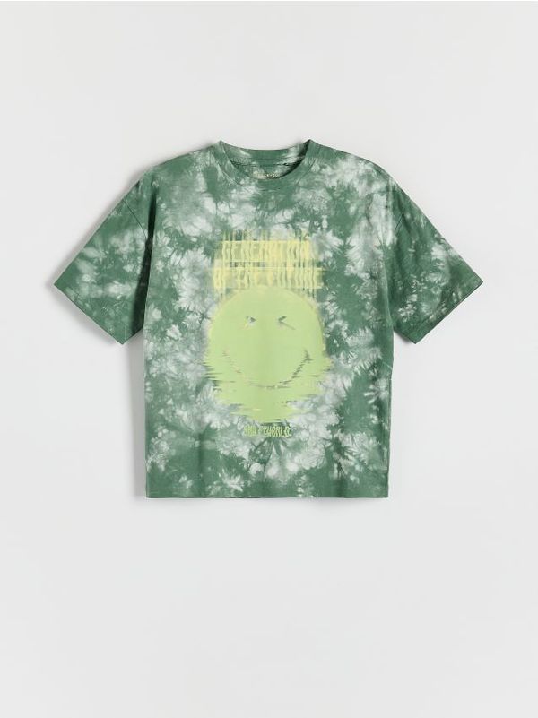 Reserved Reserved - BOYS` T-SHIRT - plavozeleno
