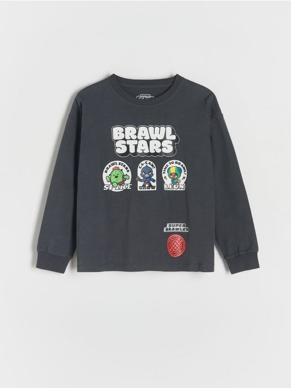 Reserved Reserved - BOYS` T-SHIRT - tamnosivo