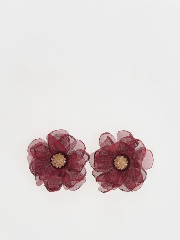 Reserved Reserved - EARRINGS - boja mahagonija