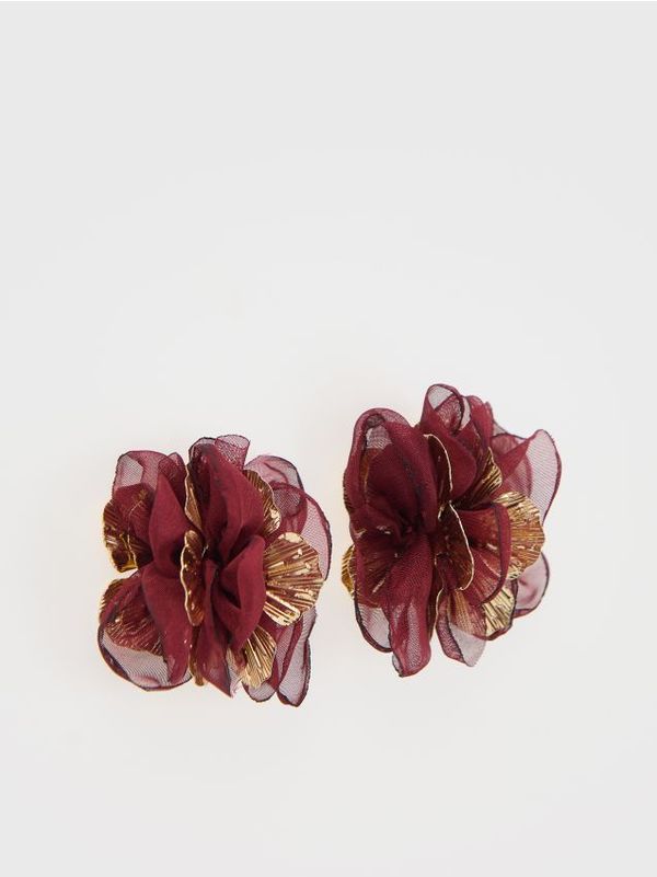 Reserved Reserved - EARRINGS - boja mahagonija