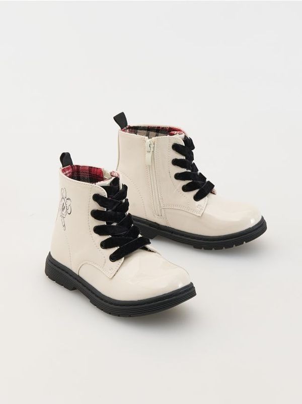 Reserved Reserved - GIRLS` ANKLE BOOTS - bež