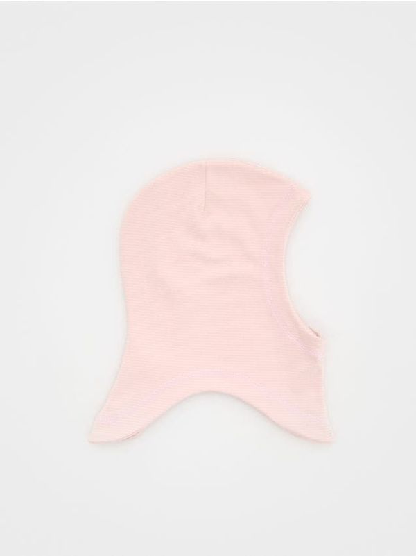Reserved Reserved - GIRLS` BALACLAVA - pastelnoružičasto