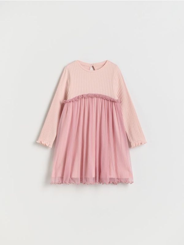 Reserved Reserved - GIRLS` DRESS - pastelnoružičasto
