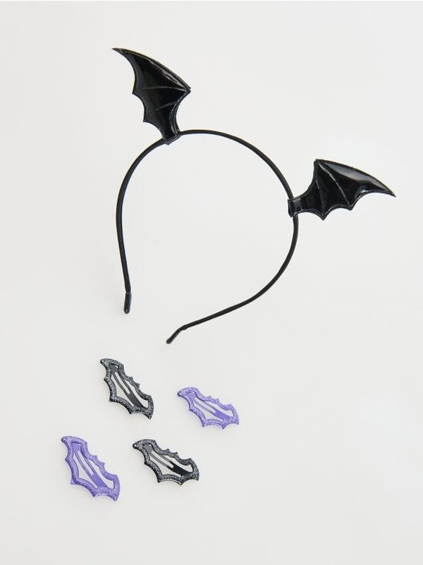 Reserved Reserved - GIRLS` HAIRBAND & HAIR-CLIP - crno