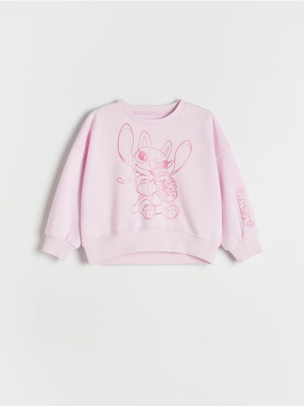 Reserved Reserved - GIRLS` JOGGING TOP - pastelnoružičasto