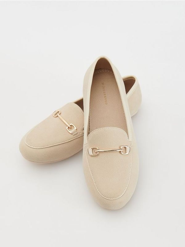 Reserved Reserved - GIRLS` LOAFER SHOES - boja kože