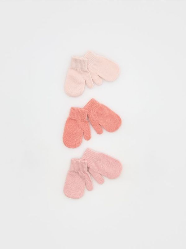 Reserved Reserved - GIRLS` MITTENS MULTI - ružičasta