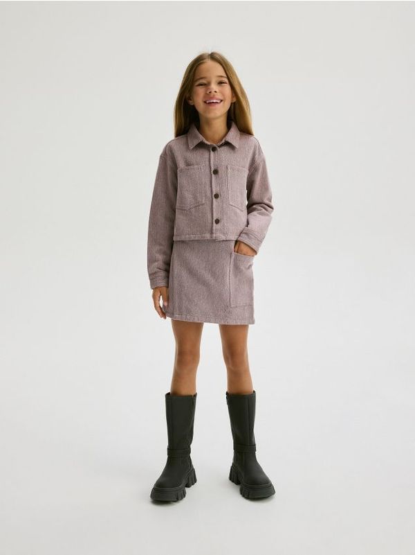 Reserved Reserved - GIRLS` SKIRT - boja lavande