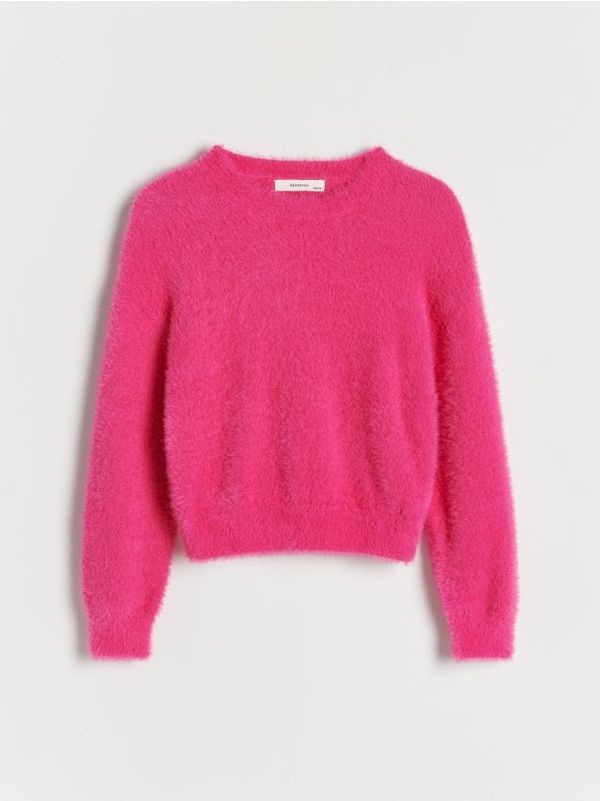 Reserved Reserved - GIRLS` SWEATER - boja orhideje