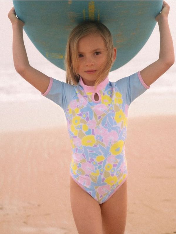 Reserved Reserved - GIRLS` SWIMMING SUIT - žutozeleno